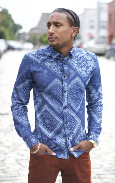 Ash bandana print shirt