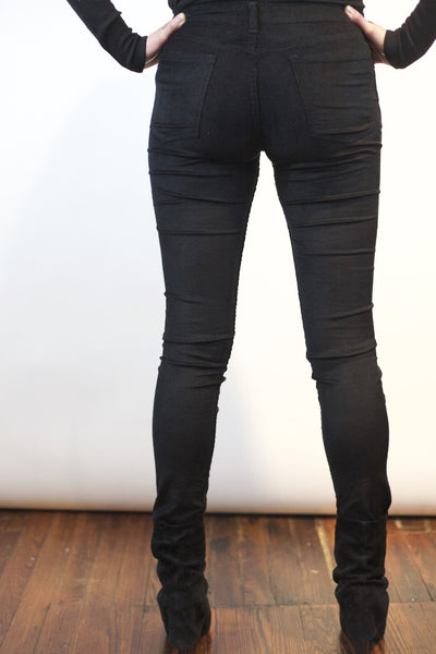 High Waist Skinny Cords