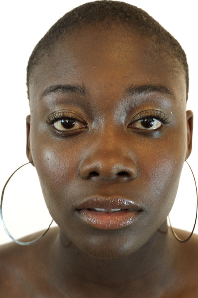 Gold Filled Hammered Hoop Earings