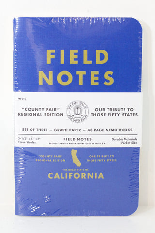 County Fair Notebook 3 Pack CA