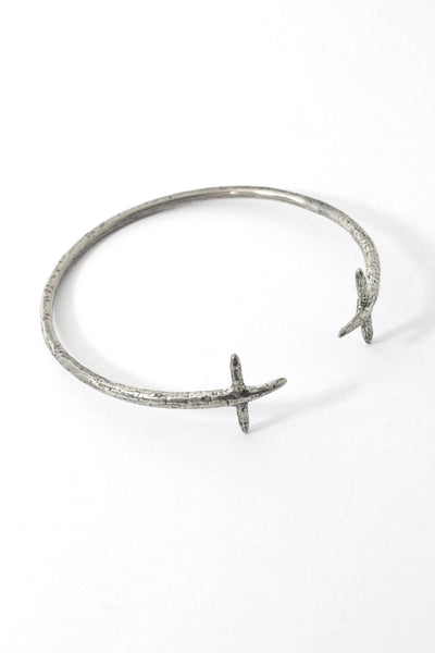 Double Cross Cuff Sterling