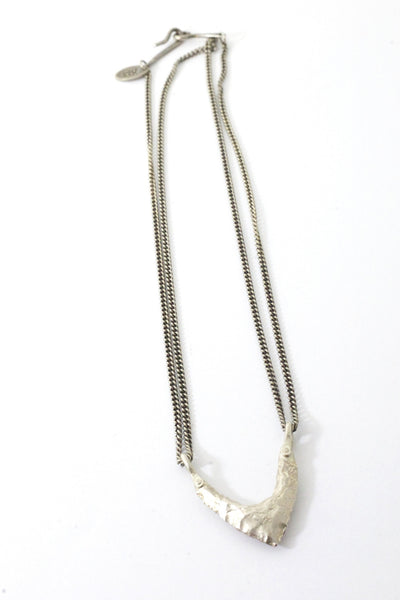 One Peak Necklace Sterling Silver