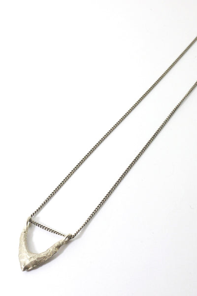 One Peak Necklace Sterling Silver