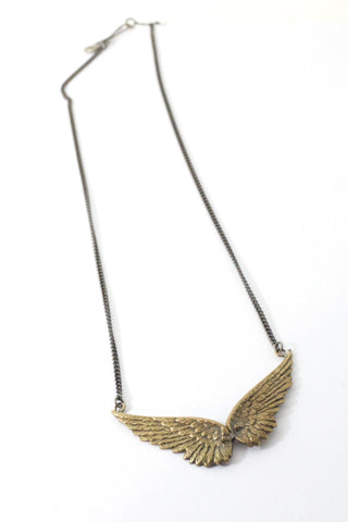 Victory Wing Necklace Bronze