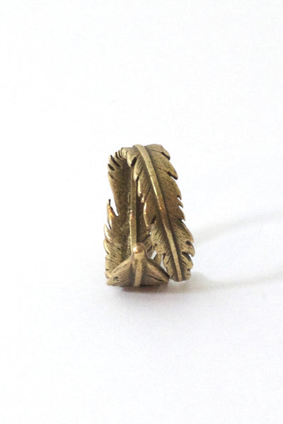 Feather Ring Bronze