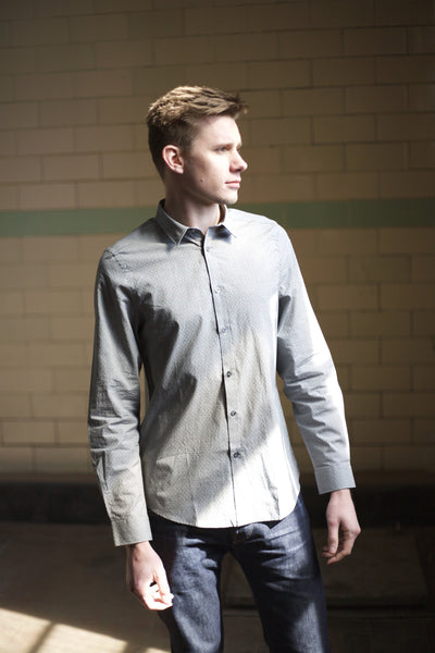 LS Spot & Cross Pattern Shirt