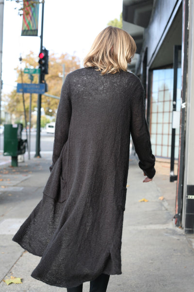 Maxi Cardigan - Black