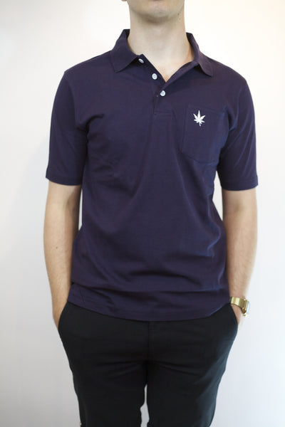 Solid Navy Polo