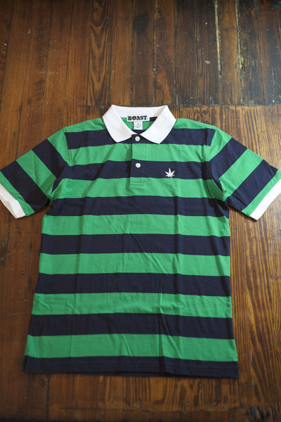 Wide Stripe Jersey Polo